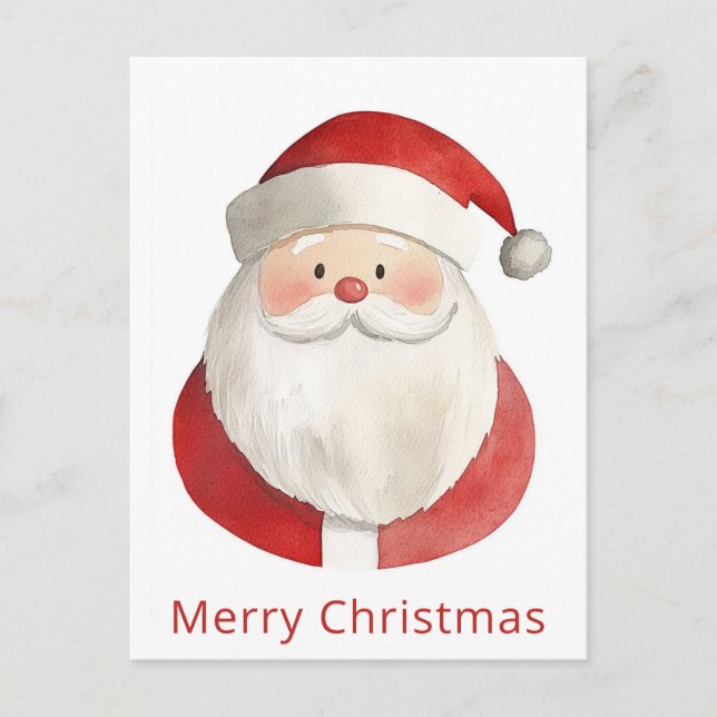 Niedlich Einfache Minimalistische Farbe Weihnachte Postkarte (Vorderseite)