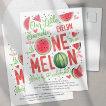 Niedlich eins in einem Melon, Baby Girl Sommer 1.