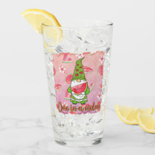 Niedlich eins in einer Melone Sommergenom Glas
