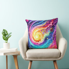 NIEDLICH ELEGANT GALAXY ART DESIGN KISSEN