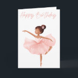 Niedlich & elegant Kleine Ballerina Young Ladys Karte<br><div class="desc">Eine wunderschön illustrierte kleine Ballerina, Einfache und elegante Geburtstagskarte Perfect for girls im Alter von 4 Jahren (Matching Paper Party Essentials wird so bald wie möglich in unserem Shop hinzugefügt).Nicht genau das, was Sie suchen, warum nicht Karo aus unserem Zazzle Store KLOVERBYKAY, wo wir mehrere Geschenk- und Geschenkideen haben, eine...</div>