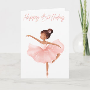 Niedlich & elegant Kleine Ballerina Young Ladys Karte
