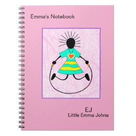 Niedlich, elegant, Skip und Hop Notizblock