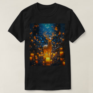 Niedlich Eleganter Magischer Rentier T-Shirt
