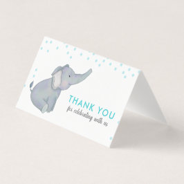 Niedlich Elephant Blue Confetti Babydusche Vielen 