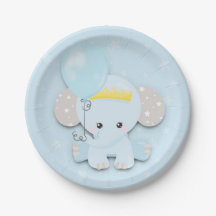 Niedlich Elephant Blue Stars Boy Baby Dusche
