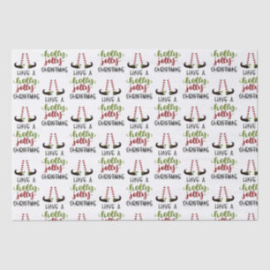 Niedlich Elf Holly Jolly Weihnachten Personalisier Seidenpapier