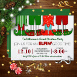 Niedlich-Elf-Weihnachtsfeiertage Party Einladungen<br><div class="desc">Personalisieren Sie diese skurrilen Weihnachtsfeierlichkeiten der elfin Weihnachtszeit für Ihre eigene Feier</div>
