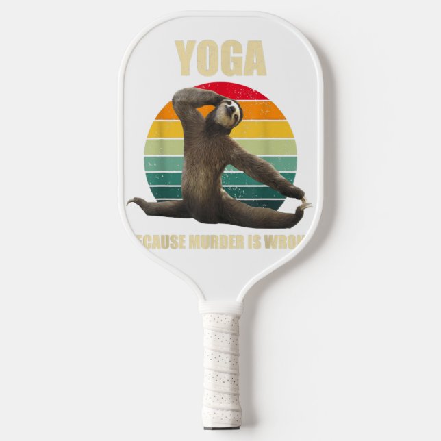 Niedlich Emoji Pickleball | Sportartikel Schläger (Vorderseite)
