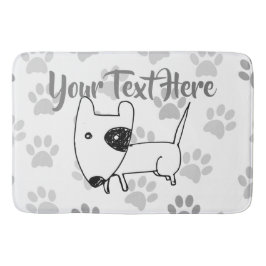 Niedlich English Bull Terrier Badematte