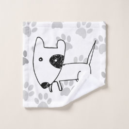 Niedlich English Bull Terrier Badhandtuch Set