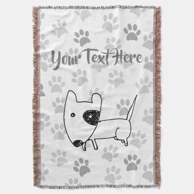 Niedlich English Bull Terrier Decke (Vorderseite Vertikal)