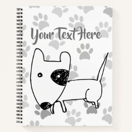 Niedlich English Bull Terrier Notizbuch