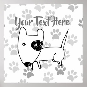 Niedlich English Bull Terrier Poster