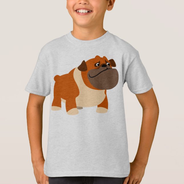 Niedlich English Bulldog Children T - Shirt (Vorderseite)