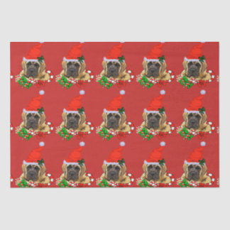 Niedlich English Mastiff Weihnachten Seidenpapier