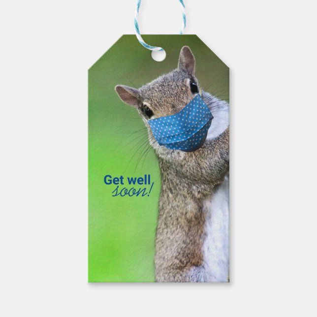 Niedlich erhalten Sie bald ein Geschenk-Tag Geschenkanhänger (Vorderseite)