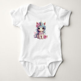Niedlich Fairy Baby Unicorn Sparkling Fantasy Baby Strampler