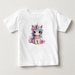 Niedlich Fairy Baby Unicorn Sparkling Fantasy Baby T-shirt