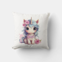 Niedlich Fairy Baby Unicorn Sparkling Fantasy Kissen