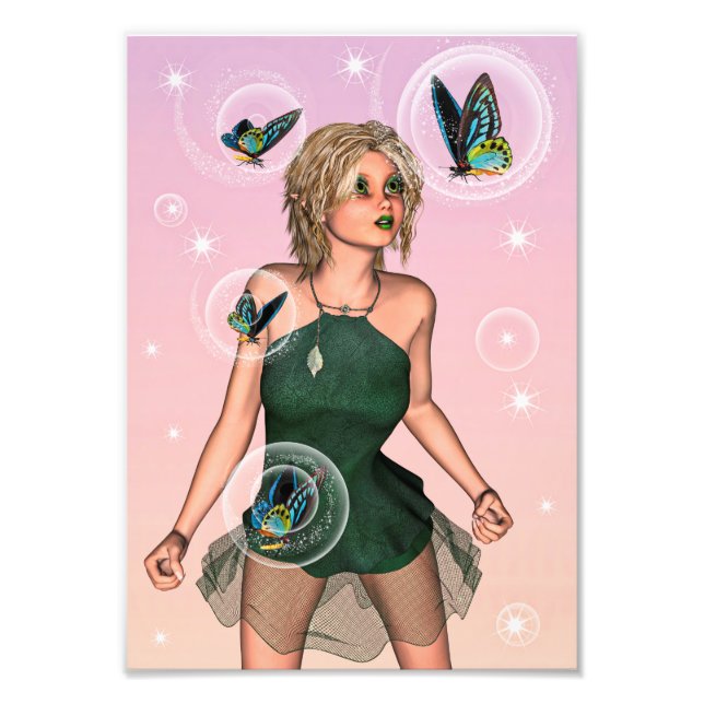 Niedlich Fairy Fotodruck (Vorne)