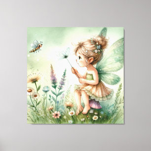 Niedlich Fairy Leinwanddruck
