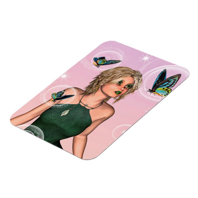 Niedlich Fairy Magnet (Linke Seite)