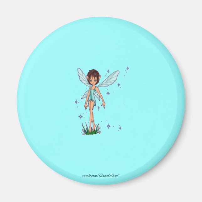 Niedlich Fairy Magnet (Vorne)