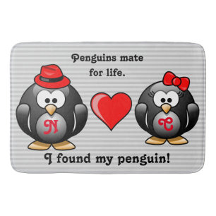 Niedlich fand ich meinen Penguin-Kameraden für Badematte
