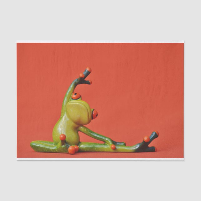 Niedlich Fanny Frog Seidenpapier (Vorderseite)