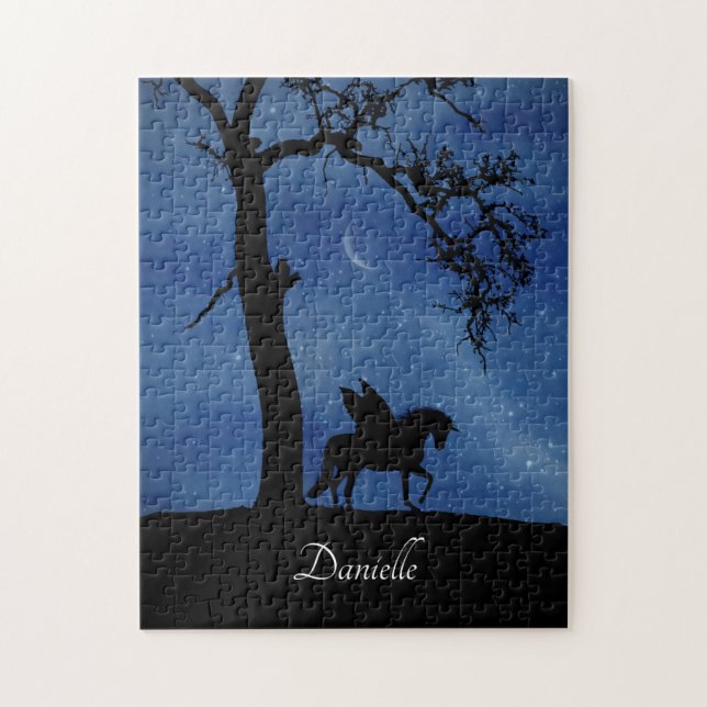 Niedlich Fantasy Pegasus Unicorn Individuelle Name (Vertikal)