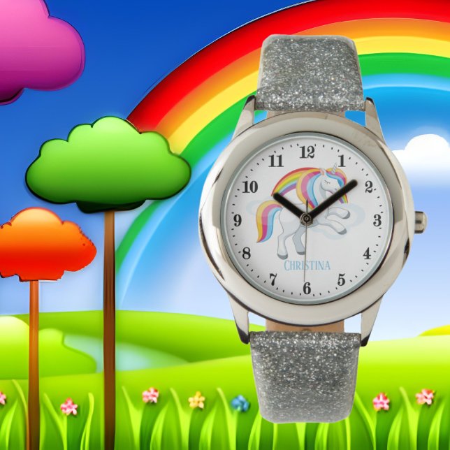 niedlich Fantasy Unicorn Name Watch Armbanduhr (Von Creator hochgeladen)