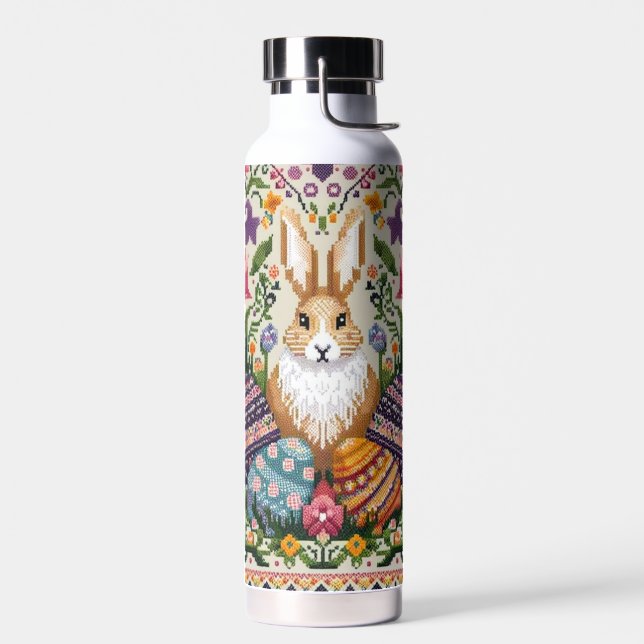 Niedlich/farbenfroh Frühjahr/Ostermesse Trinkflasche (Links)