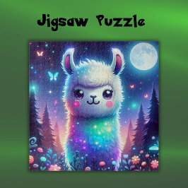 Niedlich farbenfroh Llama Holographic |
