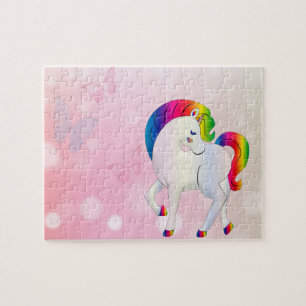 Niedlich, farbig, Bokeh, Rainbow Unicorn