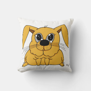 Niedlich Fat Bunny Pillow - Lila Kissen