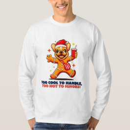 Niedlich Fawn French Bulldog Welpe Weihnachts-Cook T-Shirt