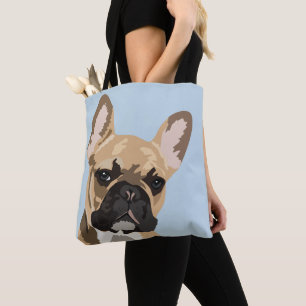 Niedlich Fawn Red French Bulldog   Frenchie Tasche