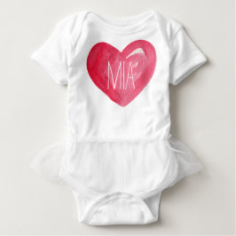 Niedlich fertigen Sie Baby-Namensherz besonders an Baby Strampler