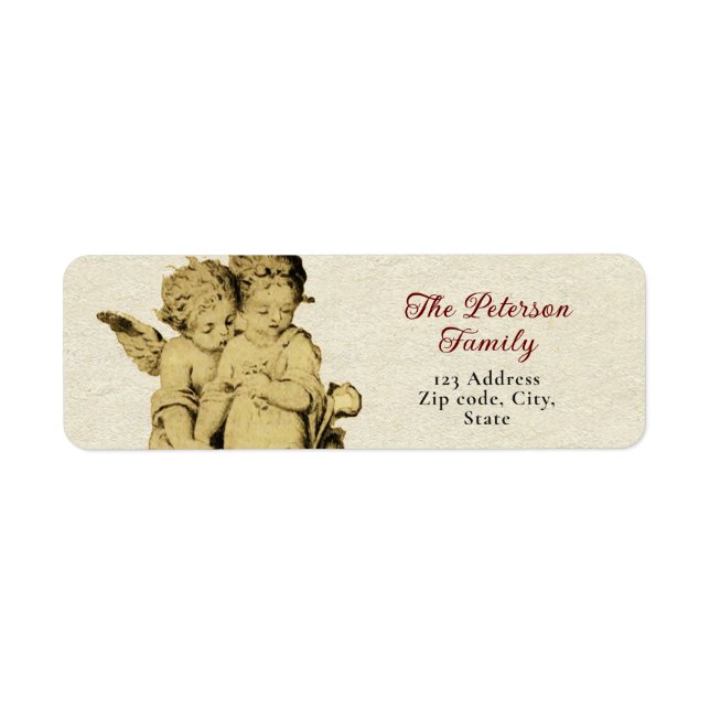 Niedlich Festivals Vintage Engel Boy Girl (Vorne)