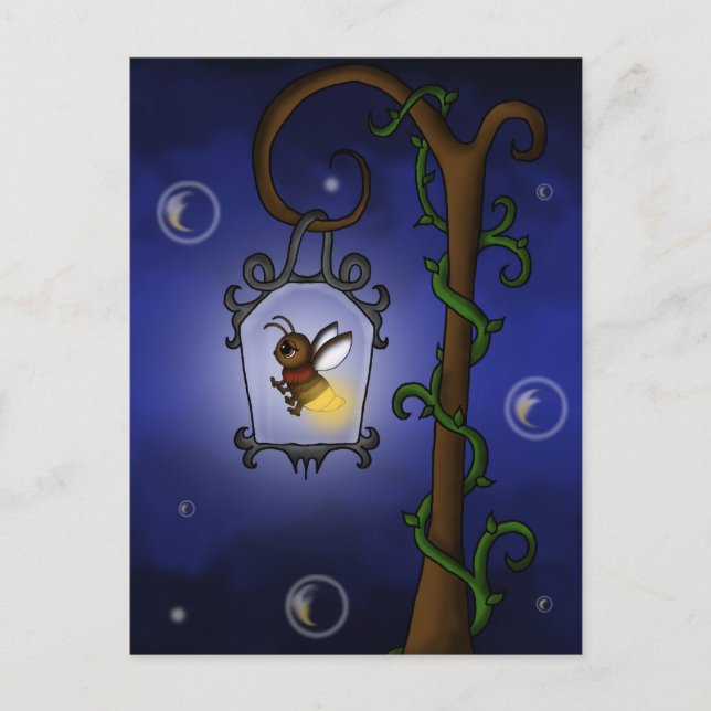 niedlich Firefly Postkarte (Vorderseite)