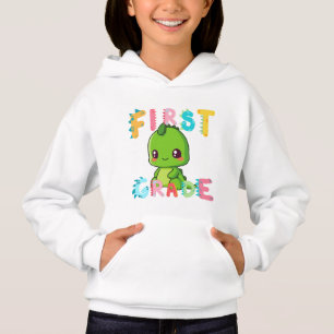 Niedlich First GRADE Dinosaurier Squad School Jung Hoodie
