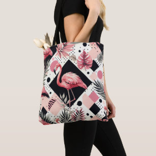 Niedlich Flamingo Geometric Tasche