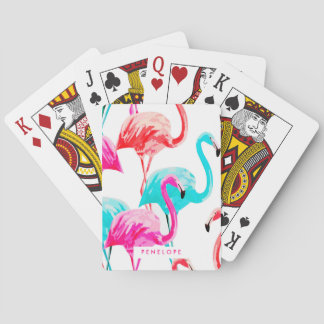 Niedlich Flamingos Spielkarten