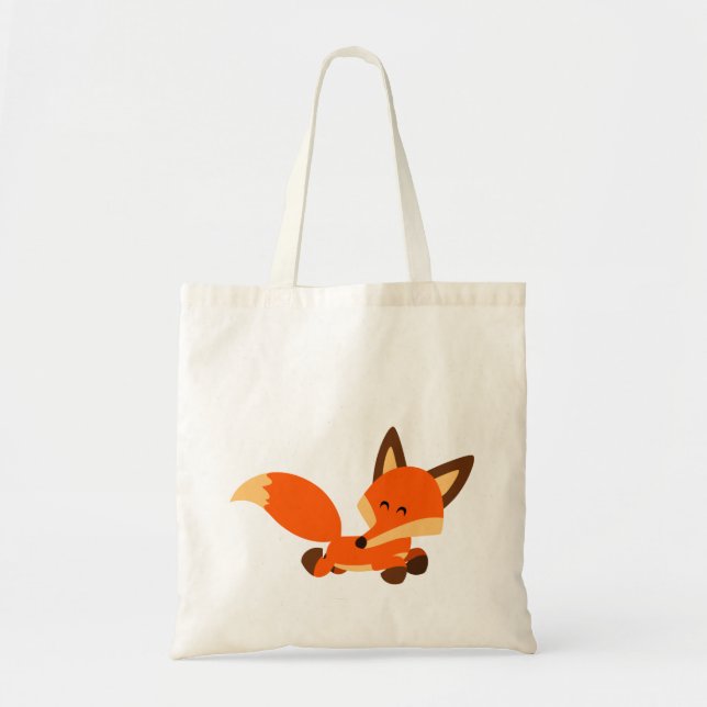Niedlich Fleet Cartoon Fox Bag Tragetasche (Vorne)