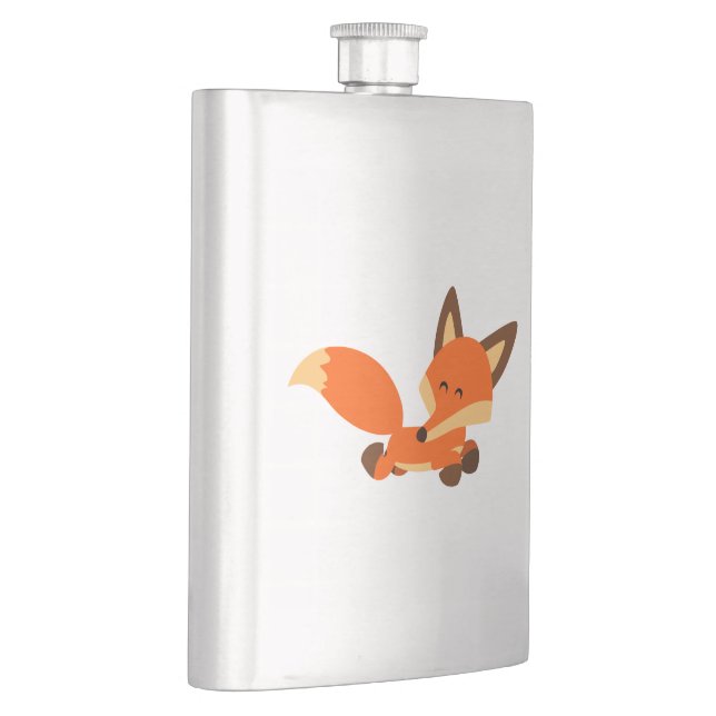 Niedlich Fleet Cartoon Fox Classic Flask Flachmann (Rechts)