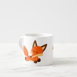 Niedlich Fleet Cartoon Fox Espresso Tasse