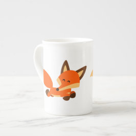 Niedlich Fleet Cartoon Fox Knochen China Tasse
