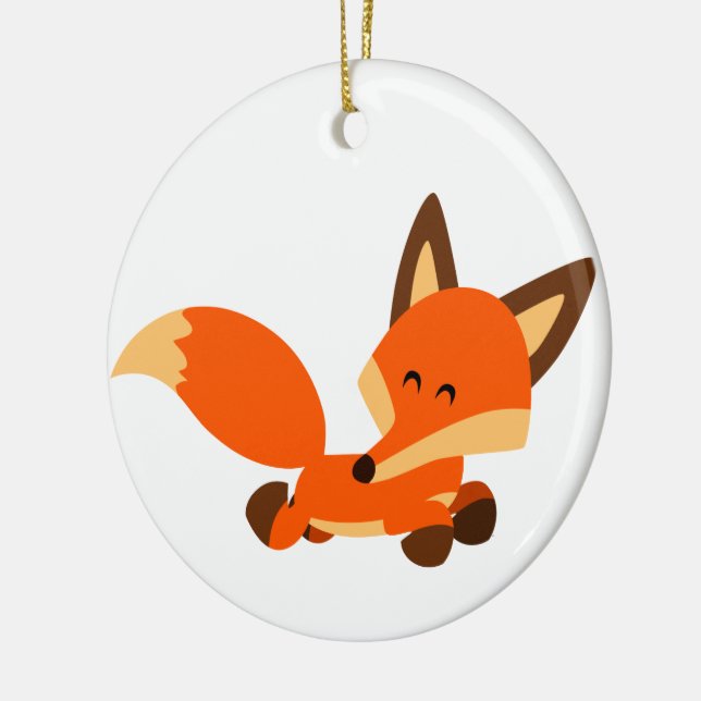Niedlich Fleet Cartoon Fox Ornament (Links)