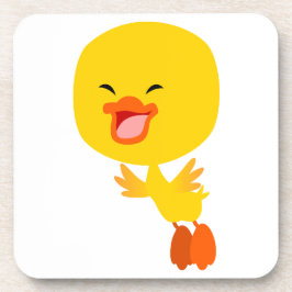 Niedlich Flying Cartoon Duckling Untersetzer Set
